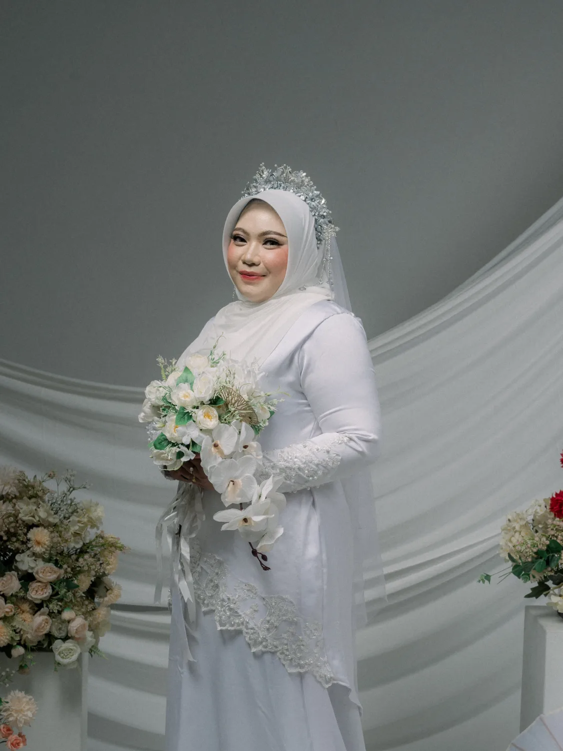 Foto mempelai wanita